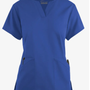 Blusa Medica Butter Soft con cuello, 4 bosillos - Mujer, Antifluido