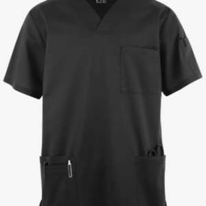 Camisa Medica UA Butter Soft Stretch cuello V, 6 Bolsillos, Hombre, Antifluido