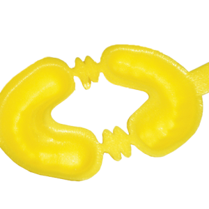 CUBETAS FLUOR DOBLES PEQUEÑAS AMARILLAS BOLSA (50/1)