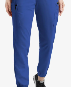 Pantalon Medico Butter Soft estilo jogger , 7 bolsillos, Antifluido