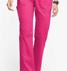 Pantalon medico Butter Soft tiro medio, 7 bolsillos Mujer, Antifluido