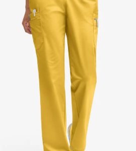 Pantalon Medico UA Butter Soft Strech tiro medio, recto, Mujer , Antifluido