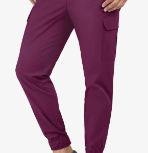 Pantalon Medico UA Butter Soft Stretch estilo cargo jogger 7 bolsillos, Mujer , Antifluido