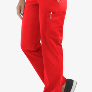 Pantalon Medico UA Butter soft stretch estilo yoga, 4 bolsillos, Mujer