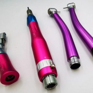 SET DE TURBINA DE ALTA Y BAJA (4 PIEZAS) 2 HOYOS, ROSADO