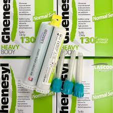 SILICONA PESADA FRAGUADO RÁPIDO ( 2  X 50ML)  + 12 PUNTAS