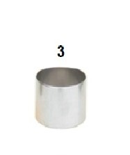 STAINLESS STEEL CILYNDER (62X55X1.5) 6X