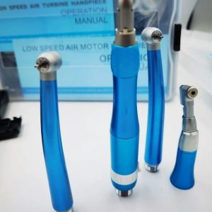 SET DE TURBINA DE ALTA Y BAJA (4 PIEZAS) 2 HOYOS, AZUL